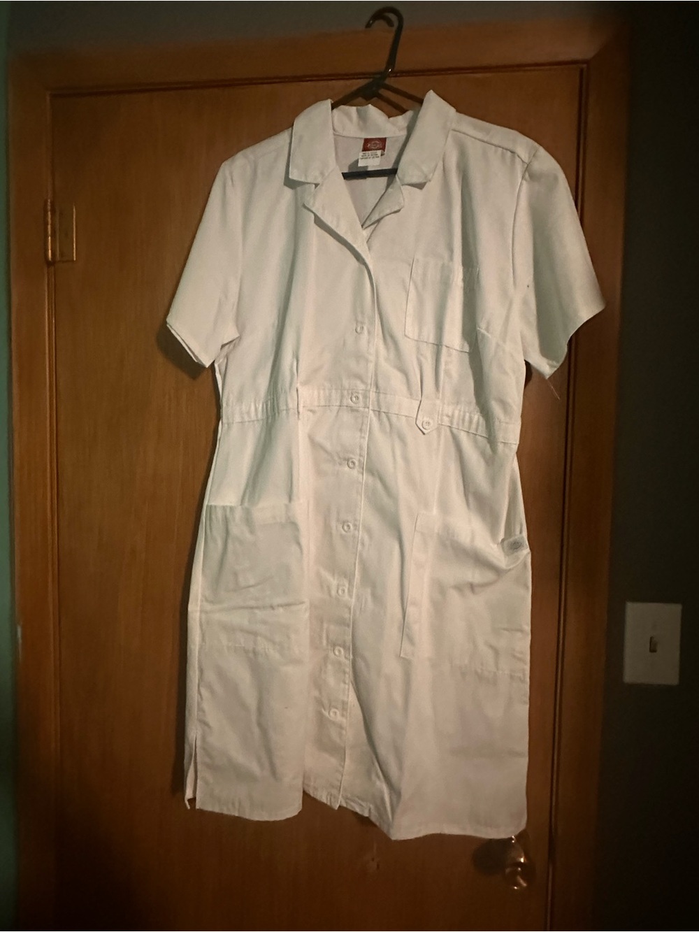 Dickies White Scrub Dress